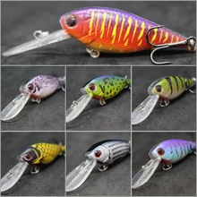 WLure 7 г 5 см легкий глубоководный дайвер 3-4 м плотный и быстрый воблер эпоксидное покрытие тройные Крючки кренкбейт приманка C549