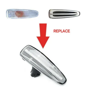 

Set Side Marker Light LED Front Lamp For Mitsubishi Lancer Evo X 2pcs Car