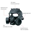 AIRSOFTA Airsoft Biochemical Machinery Dual Fan Mask Tactical PC Lens Protective Mask Outdoor BB Gun Paintball Hunting Equipment ► Photo 2/6