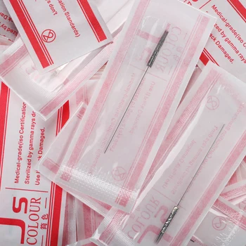 

500 Pcs 5F Needles For Permanent Eyebrow Tattoo Needle Manual Beauty Makeup Microblading Free Shipping