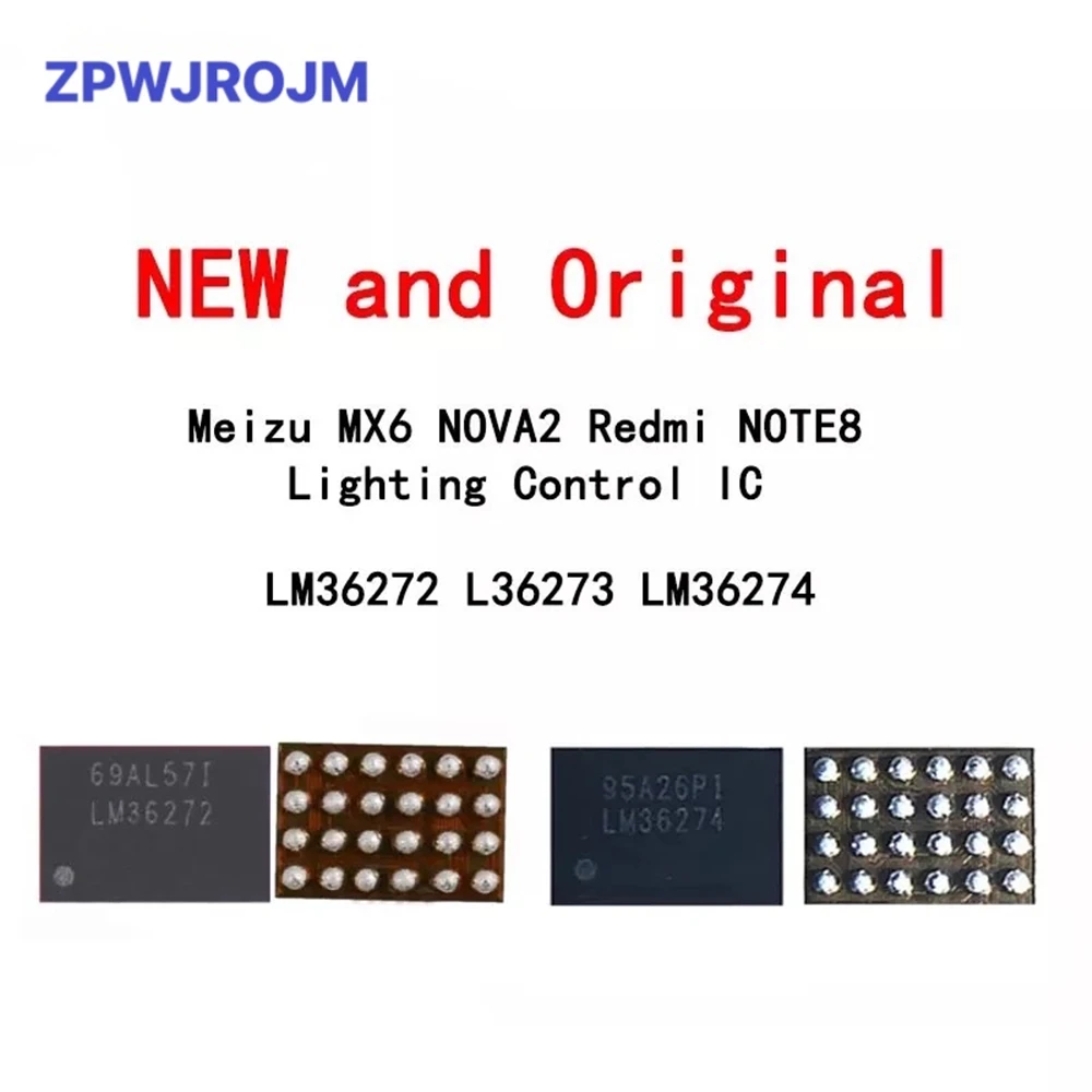 

Микросхема светильник LM36272, LM36273, LM36274 для honor 20i, NOVA2, Remi, NOTE 8 pro, 2 шт.