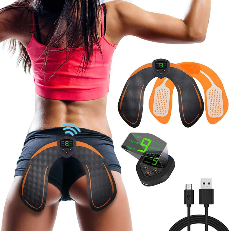 

EMS Hip Trainer ABS Stimulator Buttocks Training With LCD Display USB Rechargeable Butt Lifting Body Shaping Slimming Machine