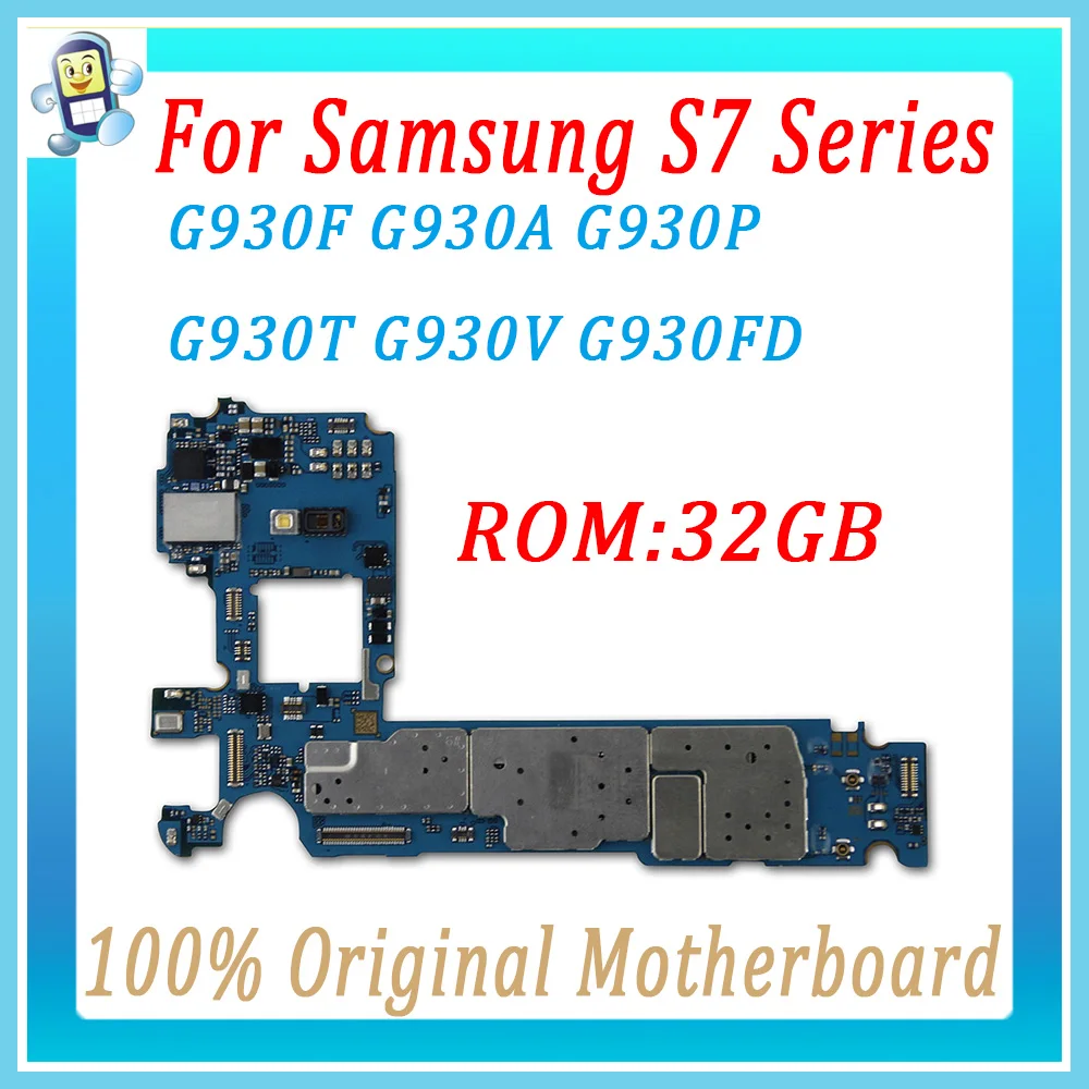 

Original Motherboard For Samsung Galaxy S7 G930F G930A G930P G930T G930V G930FD Unlocked Mainboard Logic Board Plate