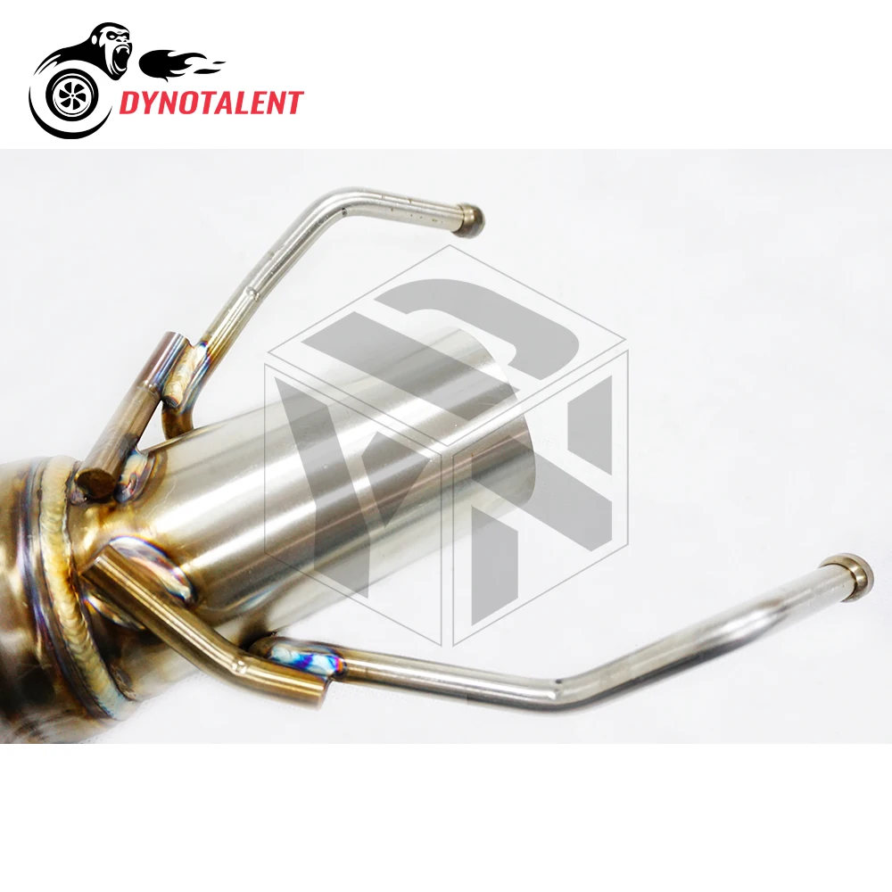 Downpipe 3.5 Exhaust Catless Downpipe For MK3 F56 Min i Co oper S JCW 2.0T 2014-2018 