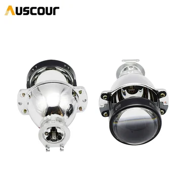 

2.0 inch mini h1 car Bixenon Projector lens with shrouds mask LHD RHD H1 H4 H7 hid xenon kit headlight modify