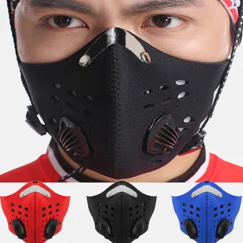 

1pc Windproof Face Mask Half Anti Dust Pollution Filter Sport Cycling Bicycle Bike Mouth-muffle Bacteria Proof Flu Face Masks