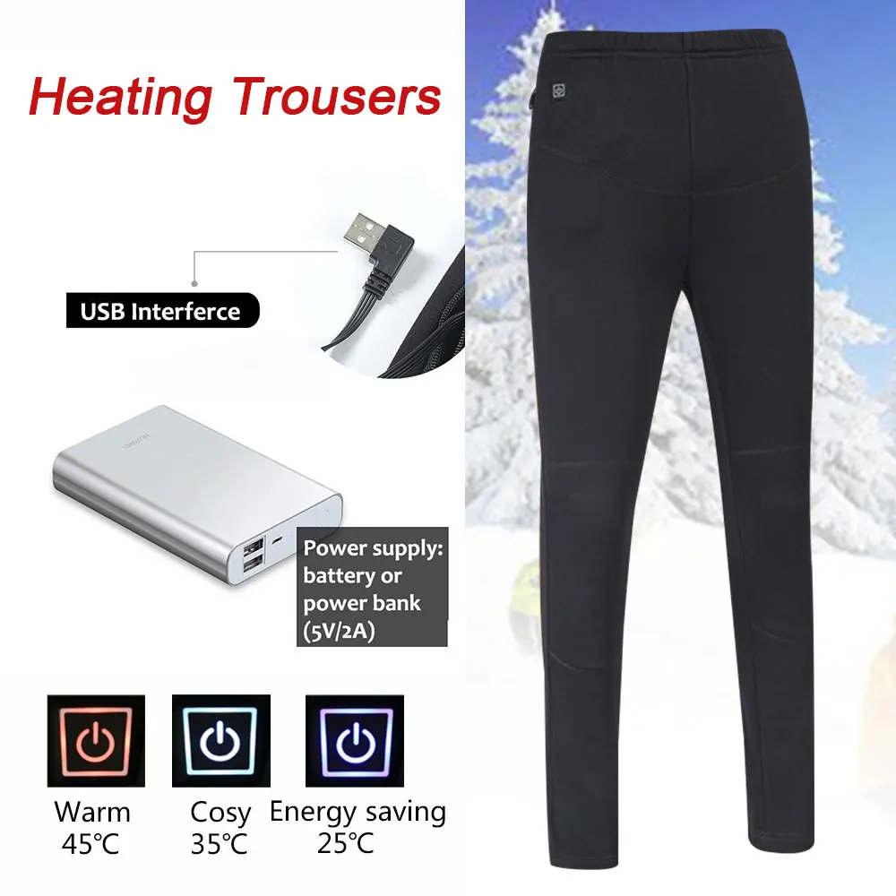 

Electric Heating Pants Trousers Heating Thermal Hot Compress Heated Cloth Cotton 5-12v Electric Trousers Physiotherapy Winter