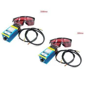 

DIY 3500/500mw Blue Engraving Module Focusable 445nm High Power Etcher Head 5.5W Household Multipurpose Machine