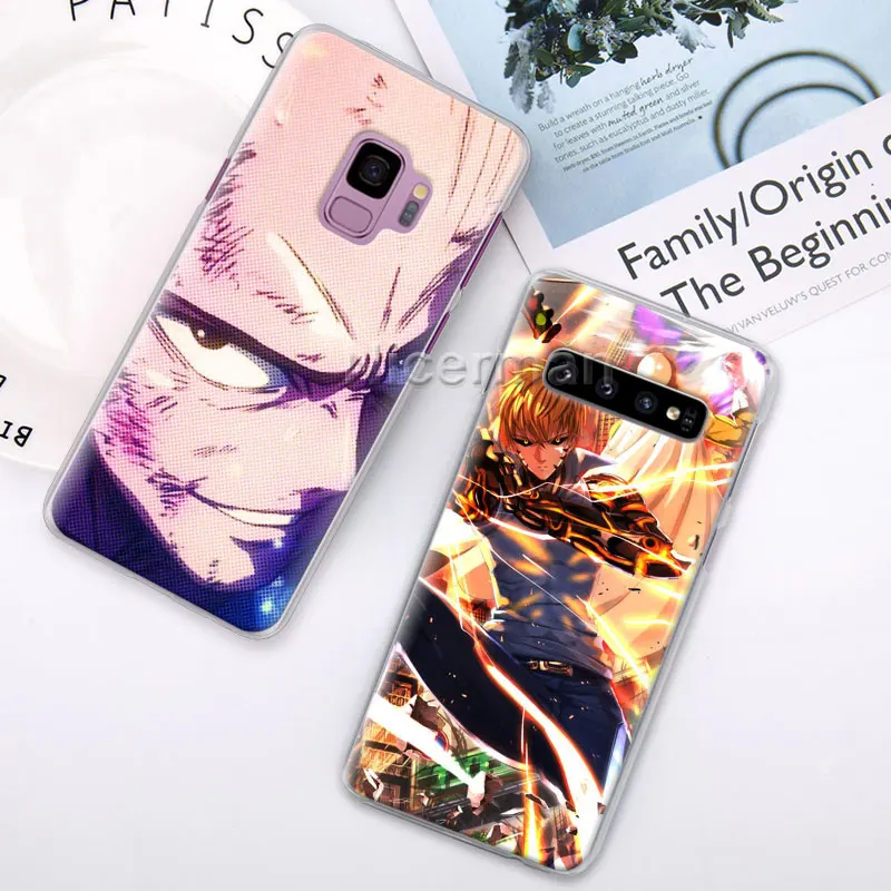 One punch man чехол для телефона для samsung Galaxy S10e S10 плюс S8 S9 Примечание 10 плюс 8 9 S6 S7 край Твердый Чехол