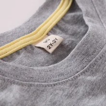 Осенняя одежда для мальчиков; детская одежда в Корейском стиле; детская одежда; Осенняя футболка с длинными рукавами для малышей; универсальная рубашка для малышей; 727