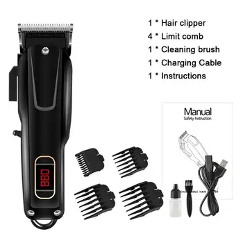 

Household Hair Clipper Trimmer Rechargeable Hair Cutting Shaving Machine Fast Electric Hair Trimmers for Men Clippers