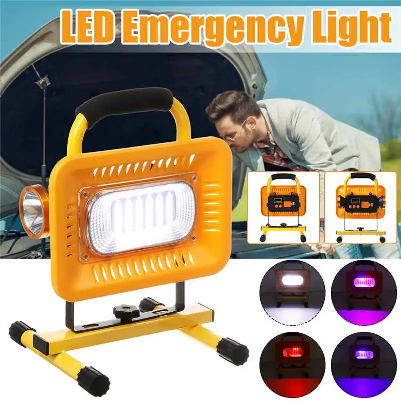 

Portable LED Work light Emergency lamp Camping Light USB Rechargeable Handheld LED Spotlight Portable Lantern 3 lighting modes