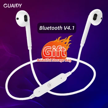 

Sports Bluetooth Earphone Wireless Handsfree Music HD Stereo Earbud For iPhone Xiaomi Universal With Mic In Ear Headset Neckband