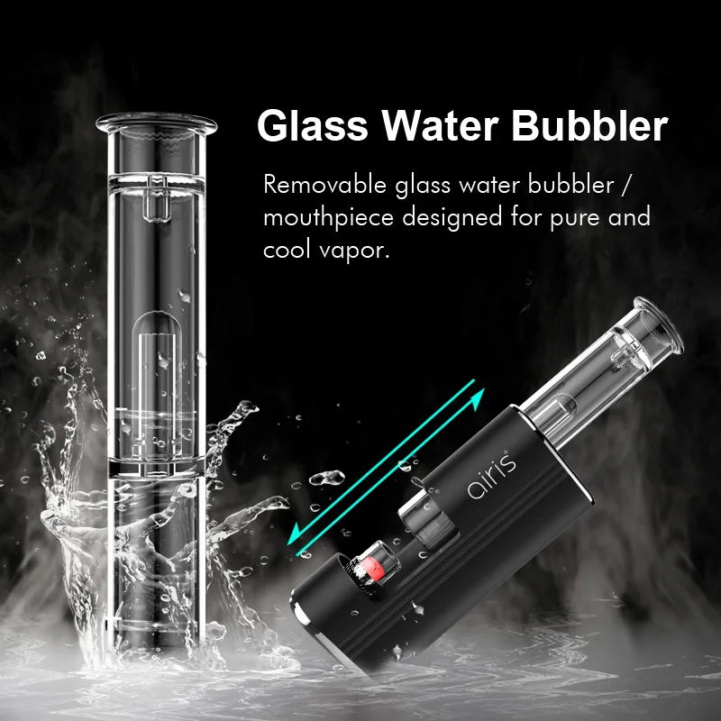 Оригинальный комплект испарителя Airistech Headbanger для сухой травы 1500 мАч Qcell Quartz Heat Coil