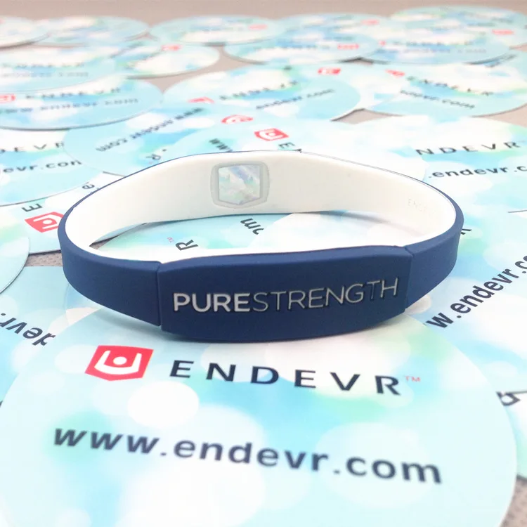 6 шт. хорошего качества модный силиконовый Энергетический Браслет purestrength Энергетический Браслет силовой резиновый браслет
