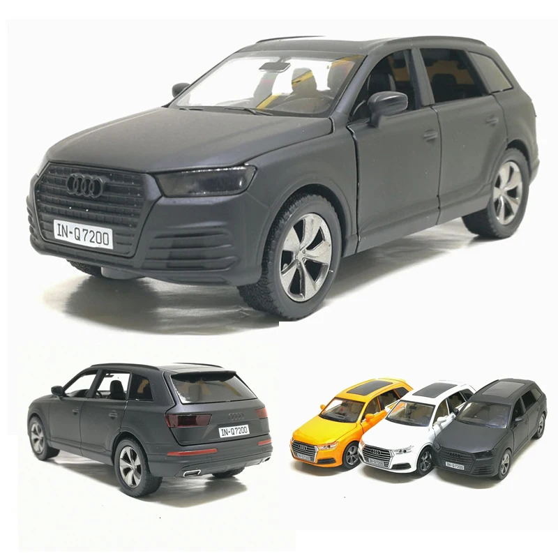 Новая модель 1:32 Audi Q7 SUV из сплава литая под давлением металлическая игрушка для
