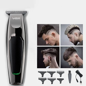 

VGR Electric Hair Trimmer Men Clipper Haircut Grooming Low Noise Hair-Cutting Professional Multi-functional Beard Shaver Male