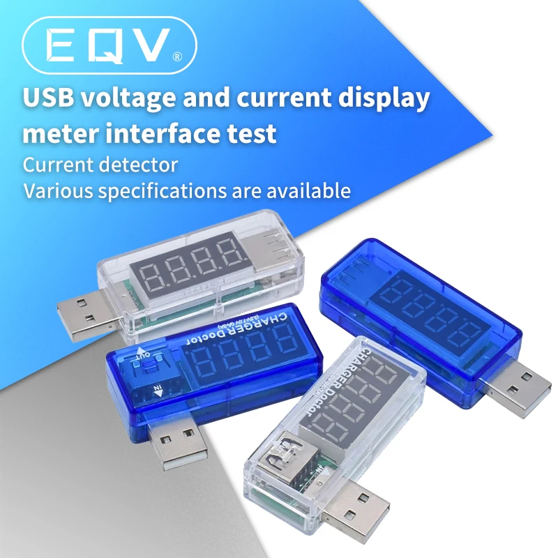 Free Shipping Digital USB Mobile Power charging current voltage Tester