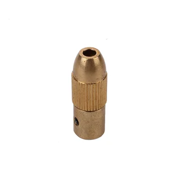 

6Pcs 1.0-3.0MM Electric Drill Bit Brass Center Shaft Collet Golden Durable