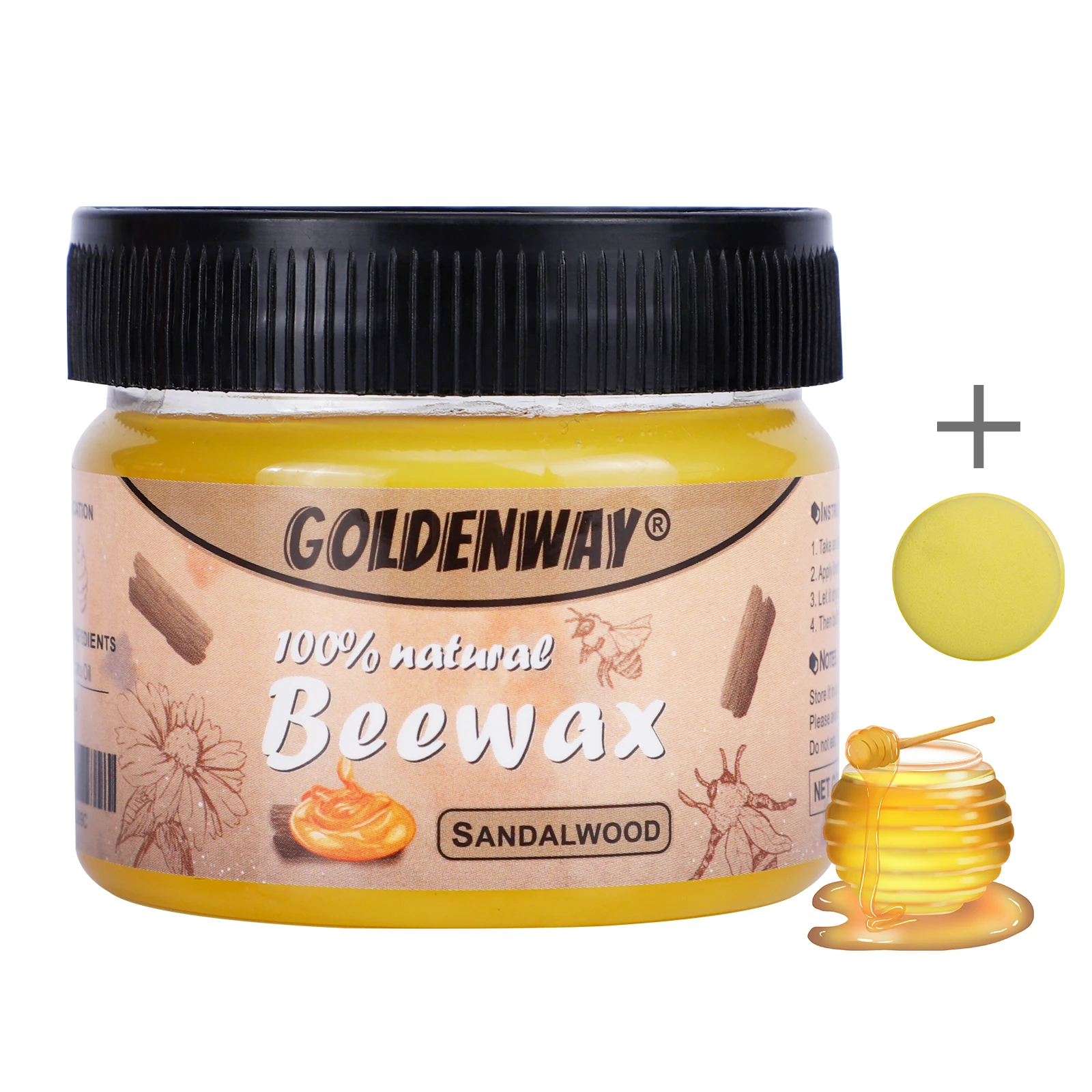 Cargen – Cera de madera de Beewax natural cera de madera