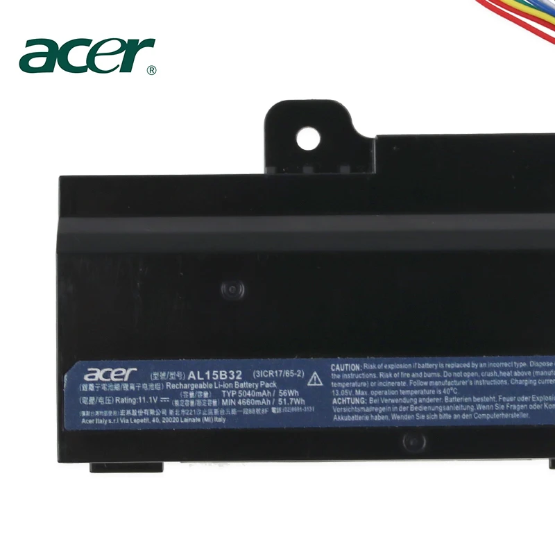 Аккумулятор для ноутбука acer Aspire V5-591G Series 31CR17 65-2 V15 AL15B32 EDG 6