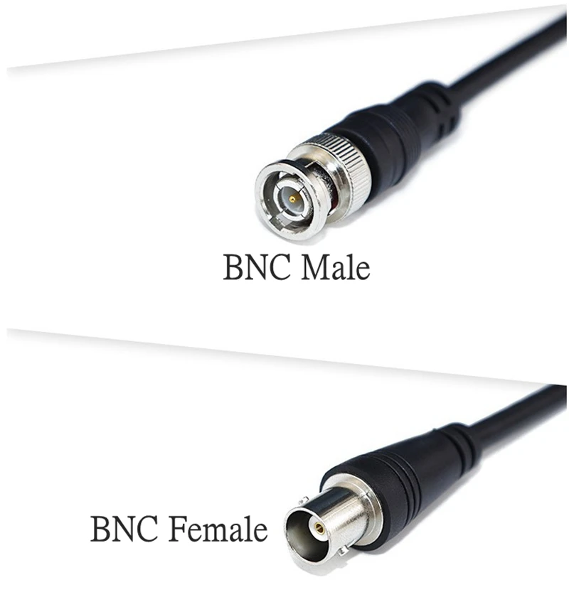BNC Male to Male Adapter Cable - 0.5M/1M/2M/3M for CCTV Camera, GR59 75ohm Q9 HD-SDI Cable, Camera BNC Accessories Description Image.This Product Can Be Found With The Tag Names Bnc, Computer Cables Connecting, Computer Peripherals, PC Hardware Cables Adapters