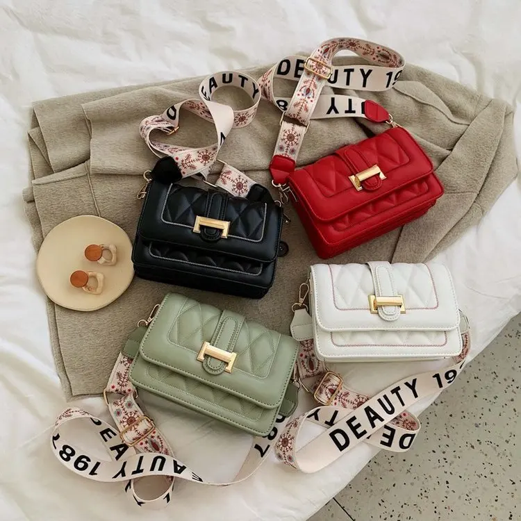 

2019 Luxury Women Shoulder Bag Canvas Strap Leather Totes Female Evening Bag Elegant Korean Fashion H Buckle Handbag Gift To Her