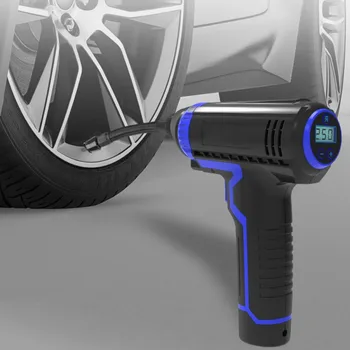 

Car Wireless Air Pump Handheld Smart Digital Display Rechargeable Portable Single Cylinder Tire Pump Air Pump#
