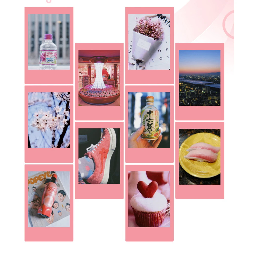 Cartoon Instant Paper Film For Fuji Instax Mini 8 9 70 7s 50s Pink 2019 New