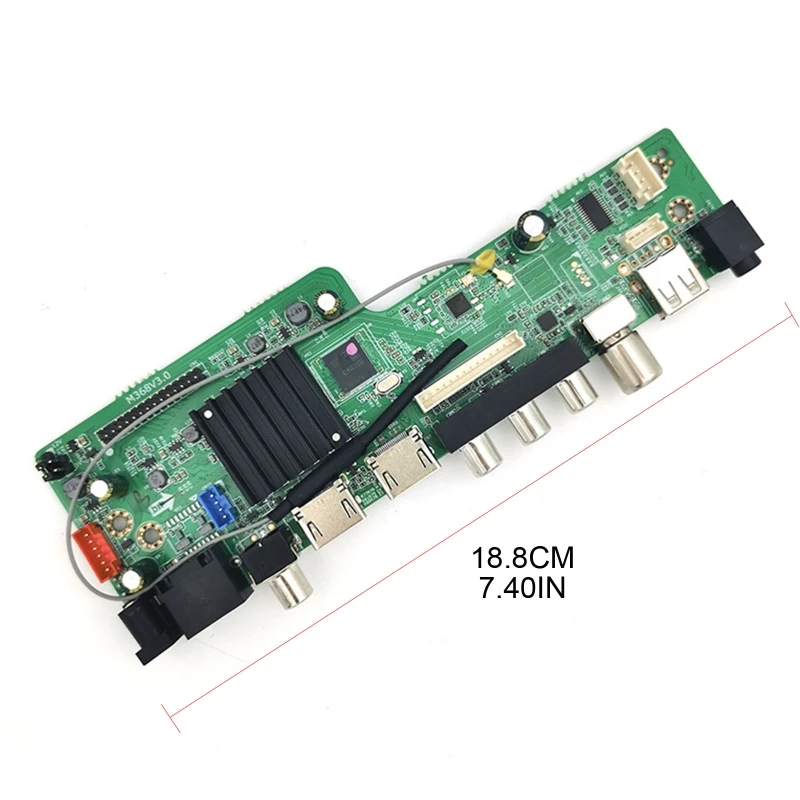 MS368V3.0 Quad Core Web Television Motherboard with Remote Control LCD Driver Board Support RJ45 DTMB Analog | Электроника