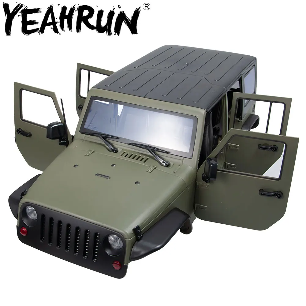

YEAHRUN 8 Colors 313mm Hard Plastic Car Body Shell for 1/10 RC Car SCX10 II 90046 90047 TRX-4