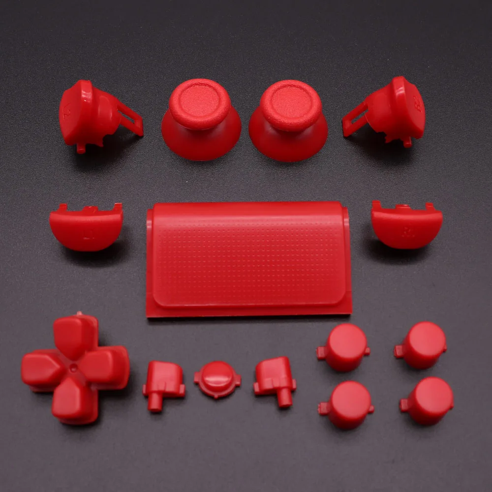 Full Set Joysticks D-pad R1 L1 R2 L2 Direction Key AB XY Buttons For PS4 Pro JDS 040 050 055 JDM 040 050 055 Controllers - 2