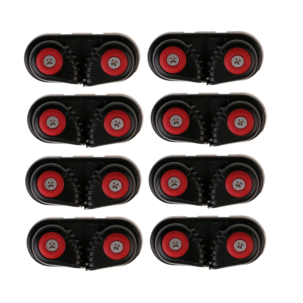 8 Pieces Fast Entry Boat Ball Bearing Cam Cleat Sailing Hardware