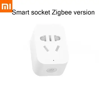 

Original Xiaomi Mi Smart Wifi Socket Plug Zigbee Version Remote Control Work With Xiaomi Smart Home xiomi Mijia Mi Home App