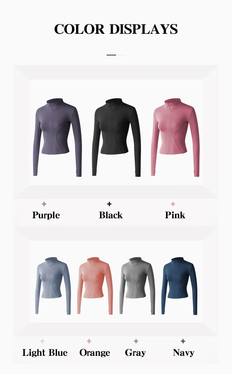 Women Jacket Sport Shirts Slim Fit Long 