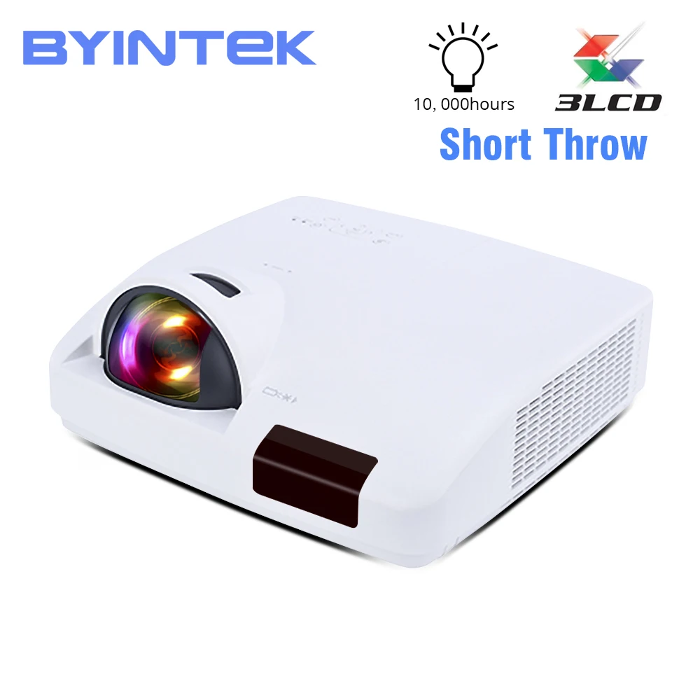 BYINTEK SKY K1 LCD Projector 2000 Lumens 1800:1 Contrast Ratio 800*480P Resoluti 