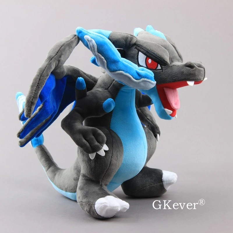 mega charizard x plush