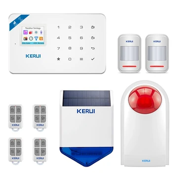 

KERUI W18 Family Safety Protection Alarm System Language Switchable Security system Wifi GSM Mobile APP Control Wireless Siren