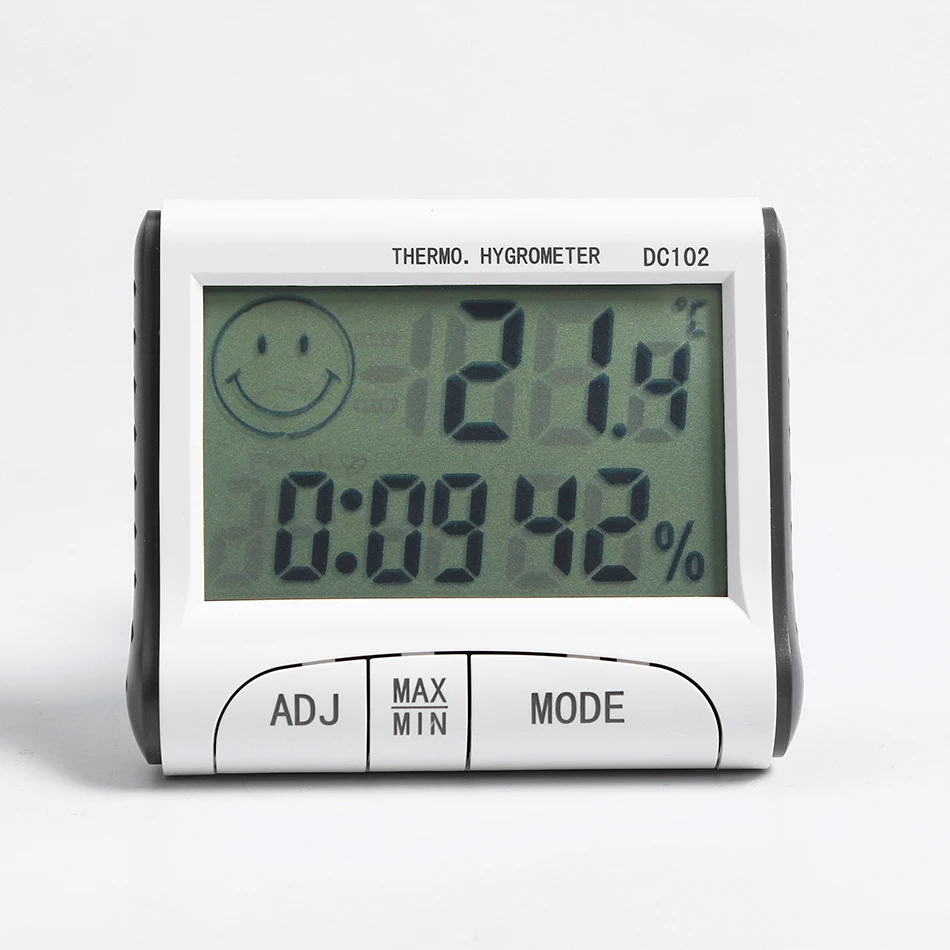 Высокая точность Метеостанция Цифровой термометр гигрометр метр будильник крытый электронный Температура Влажность монитор