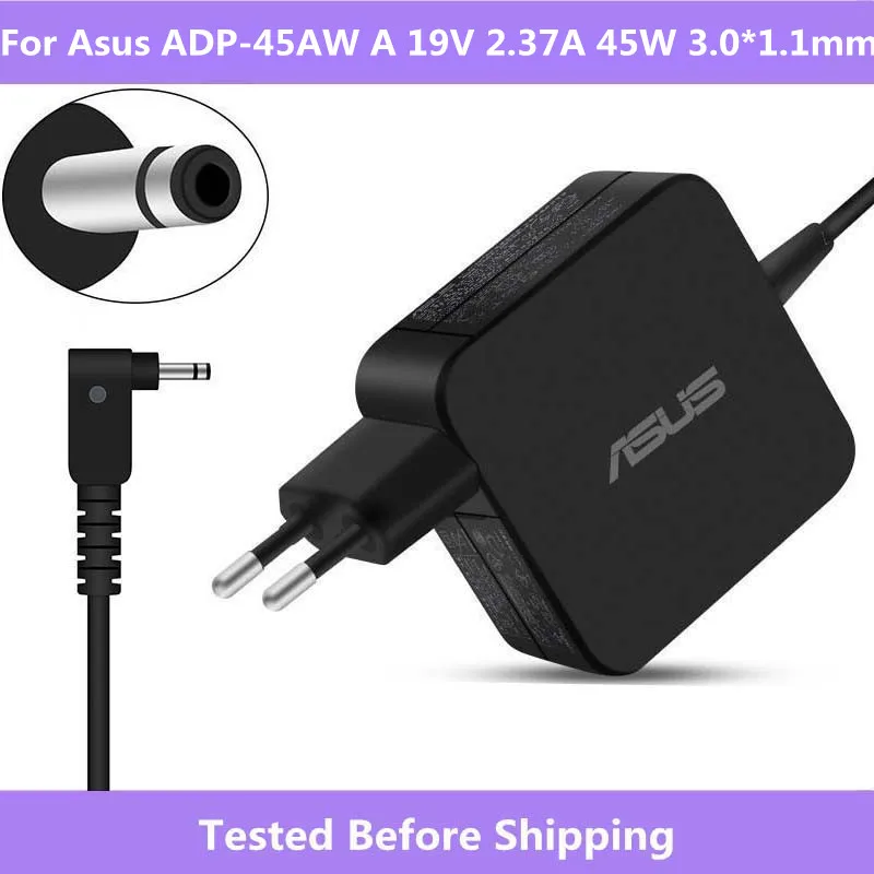 Для Asus ADP 45AW A съемный Оригинальный 19V 2.37A 45W 3 0*1 1mm AC адаптер питания подходит для UX21