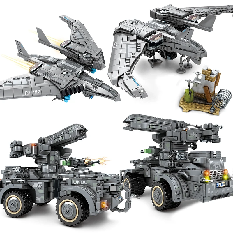 

Shanghai Military Fortress Aircraft Compatible Legoing Plane Avion Army Figures Sets Movie Model Building Blocks Toys SWAT