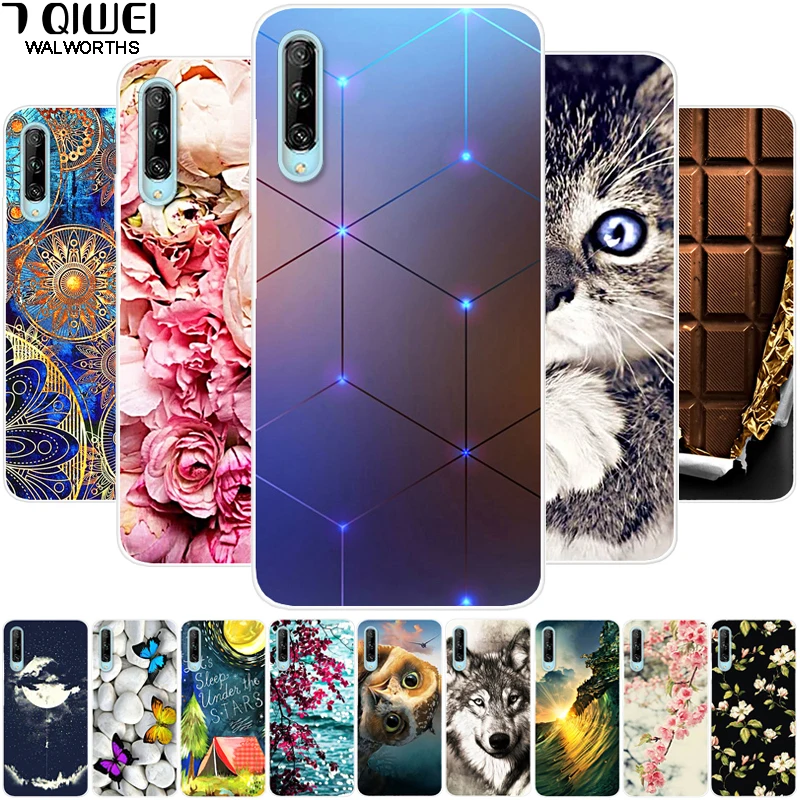 For Huawei P smart Pro Case STK-L21 Silicone Soft TPU Phone Cover for Psmart Coque Slim STK L21 | Мобильные телефоны и