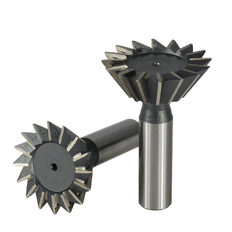 Zwaluwstaart Cutter 60 Graden - Carbide Frezen Bit Dia 45mm YG8 Voor Precisie Snijwerk