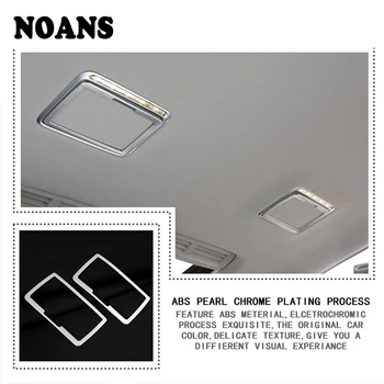 

NOANS Car styling Make up Mirror Frame Covers Ring Trim Decorative Stickers For Mercedes Benz E class W2011-2015 Accessories