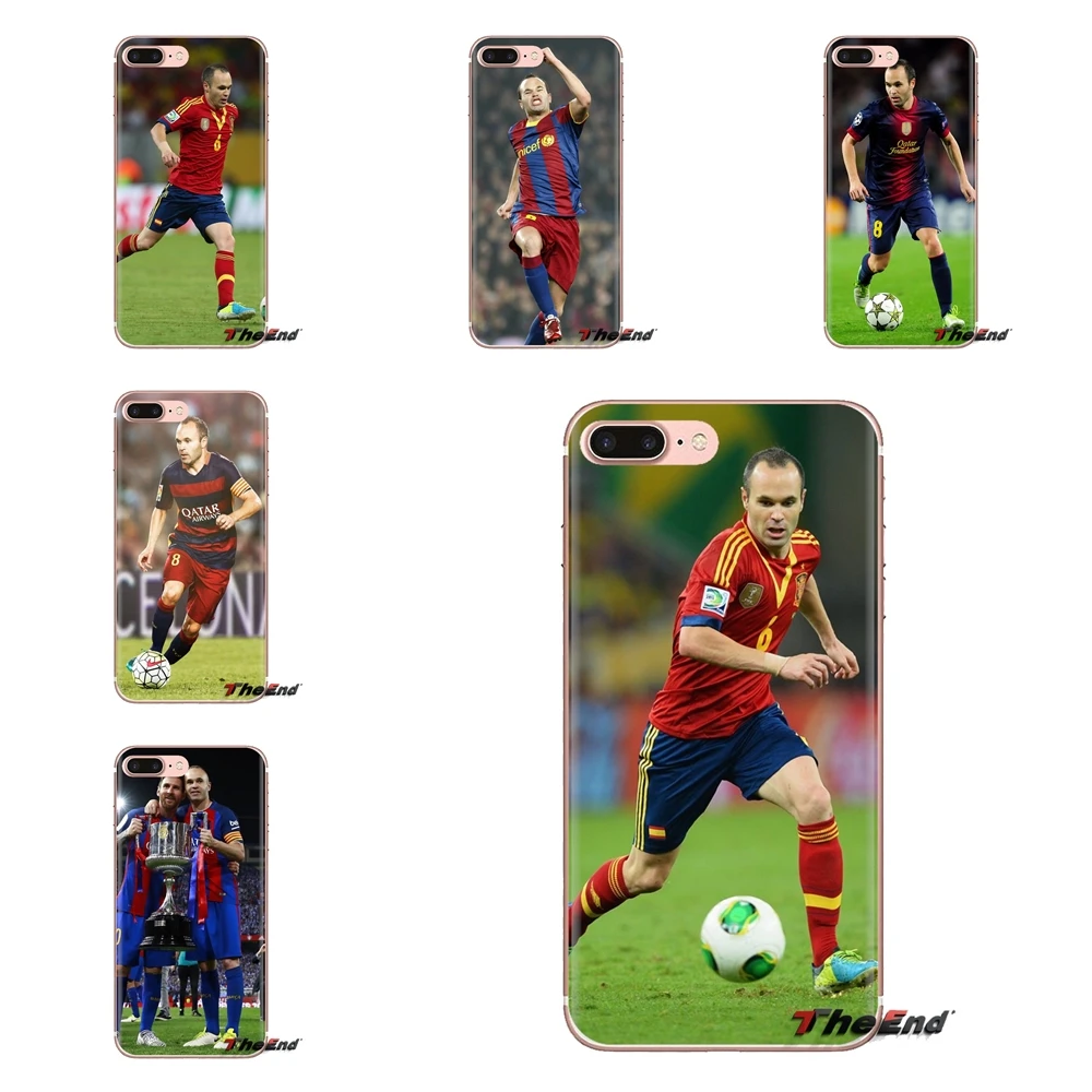 Andres Iniesta для Xiao mi 6 A1 Max x 2 5X 6X Red Note 5 5A 4X 4A A4 4 3 Plus Pro прозрачный мягкий чехол Чехлы |
