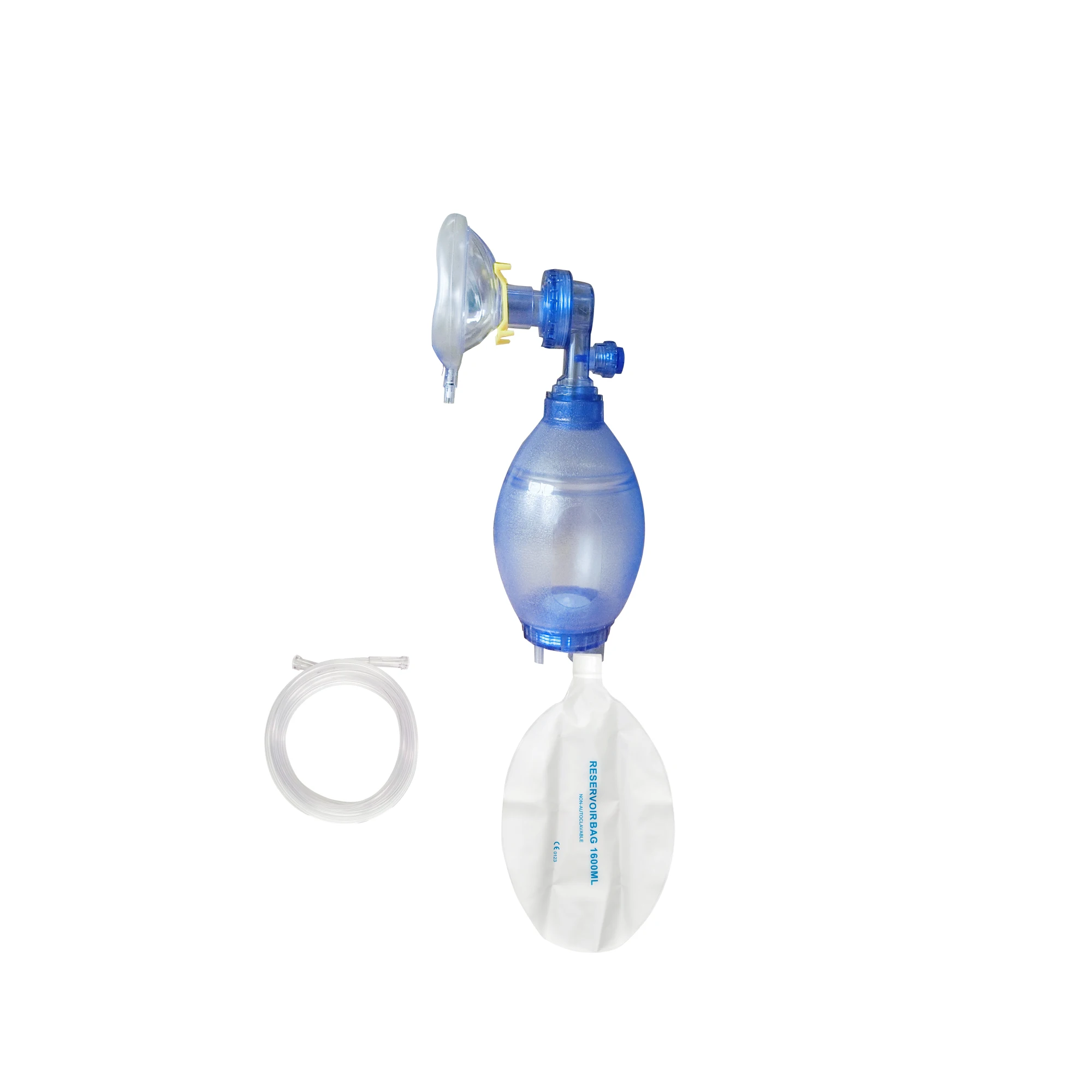 Ambu Manual Latex Free PVC Resuscitator Bag Children Infant With 1600ml Reservoir Oxygen Bags Simple Self-help Rescue Appratatus 3