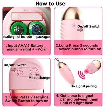 Sex Toys for Woman Wireless Remote Control 10 Speeds Vibrating Egg Clitoris Stimulator Vaginal Massage Ball G- Spot Vibrators 6