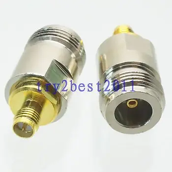 

DHL/EMS 50 pcs Adapter connector N jack pin to RPSMA plug pin RF COAXIAL straight -C1