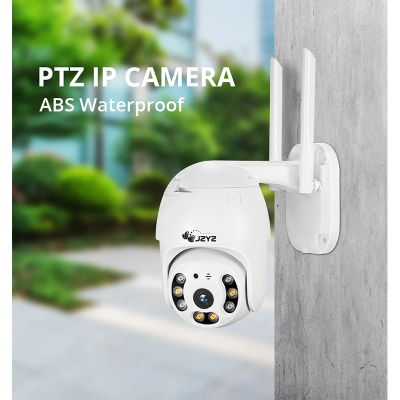 PTZ Wireless IP Camera Waterproof 4X Digital Zoom Speed Dome Super 1080P WiFi Security CCTV Two-Way Audio AI Human Detection