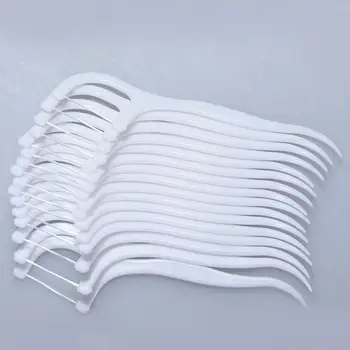 

50pcs Dental Thread Interdental Brush Teeth Stick High Polymer Wire Disposable Toothpicks Tooth Floss For oral care Beauty Tools